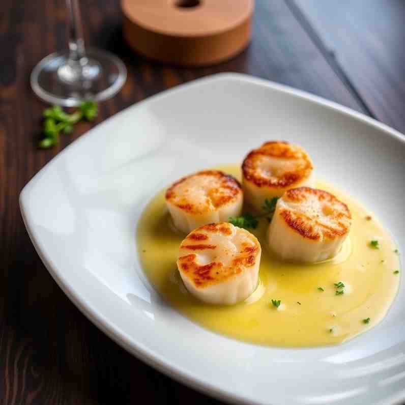 Pan-Seared Scallops with Garlic Butter - Restaurant-Style Recipe